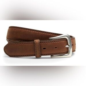 Justin Tan Leather Belt NWOT